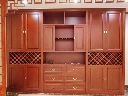 黔江中式家居装修之中式酒柜装修效果图