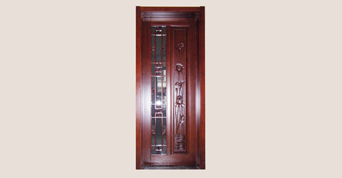 黔江卧室门选红木门中式风格还是白色好