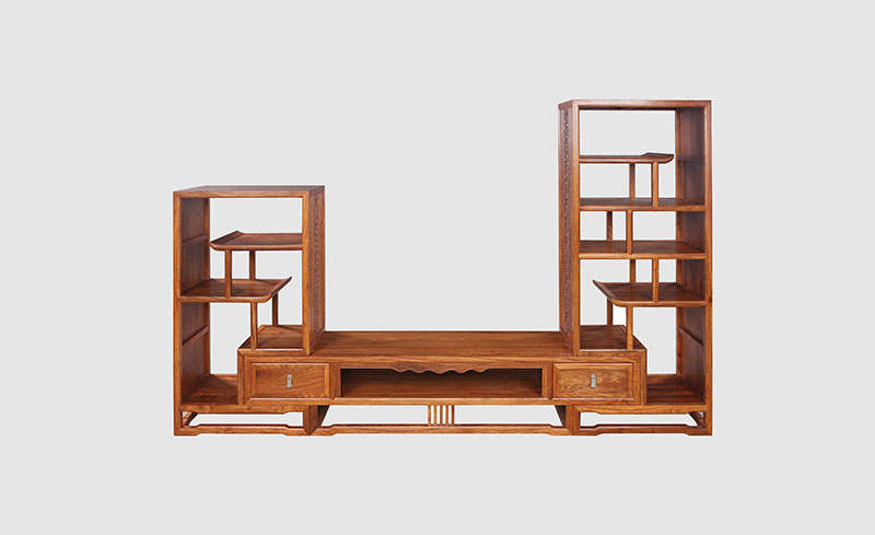 黔江中式装饰厅柜组合家具效果图